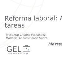 Reforma laboral avances y tareas por realizar