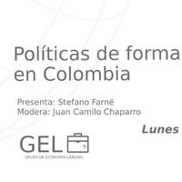 Políticas de formalización laboral en Colombia