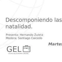 Descomponiendo las tasas de natalidad